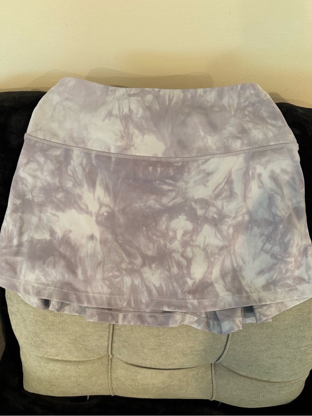 Lavender Tie-Dye Circle Skater Skirt